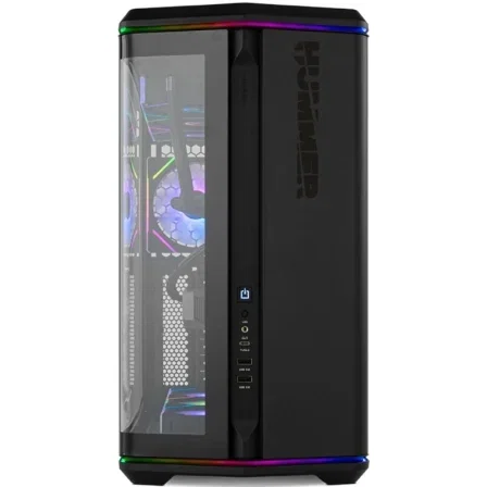 NOX Hummer Anvil Semitorre ATX Cristal Curvo ARGB Negra